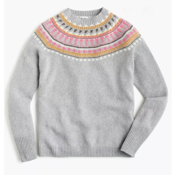 J. Crew Sweaters - J. Crew Harley Of Scotland lambswool crewneck sweater Size Large